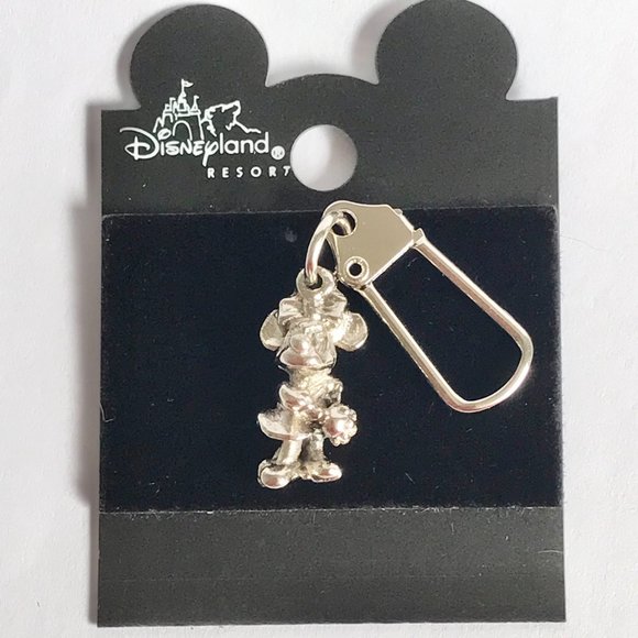 Vintage Minnie Mouse 3D Charm Zipper Pull Backpack Purse  Disney Keychain - Picture 3 of 10